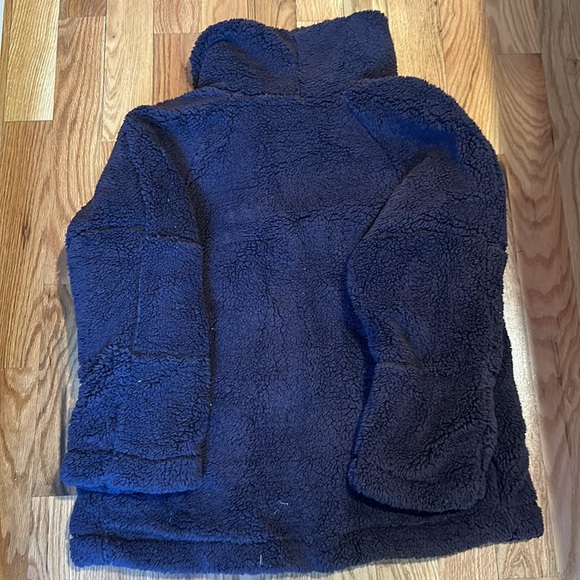 Free People Raya Cozy Coat in Chocolate Merlot - Picture 8 of 8